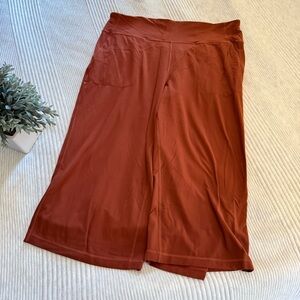 lululemon athletica Wide Leg Pants in Rust